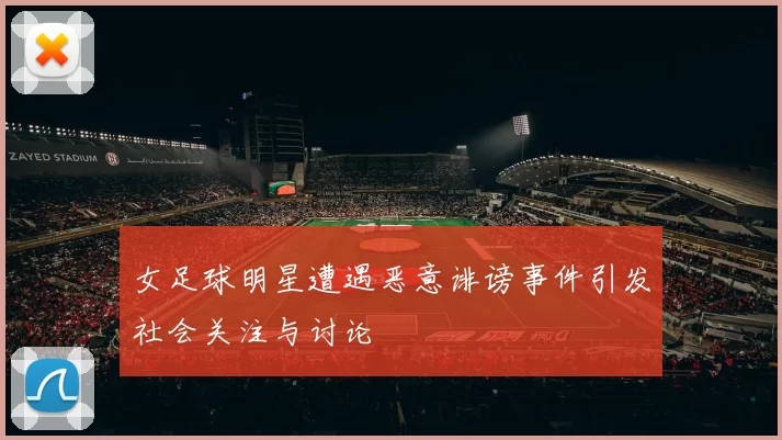 女足球明星遭遇恶意诽谤事件引发社会关注与讨论